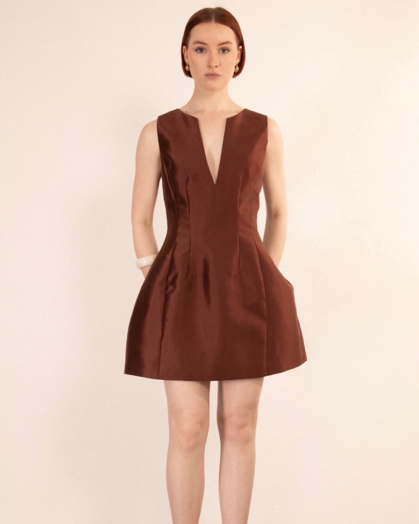 The Cocoa Sculpt Mini Dress