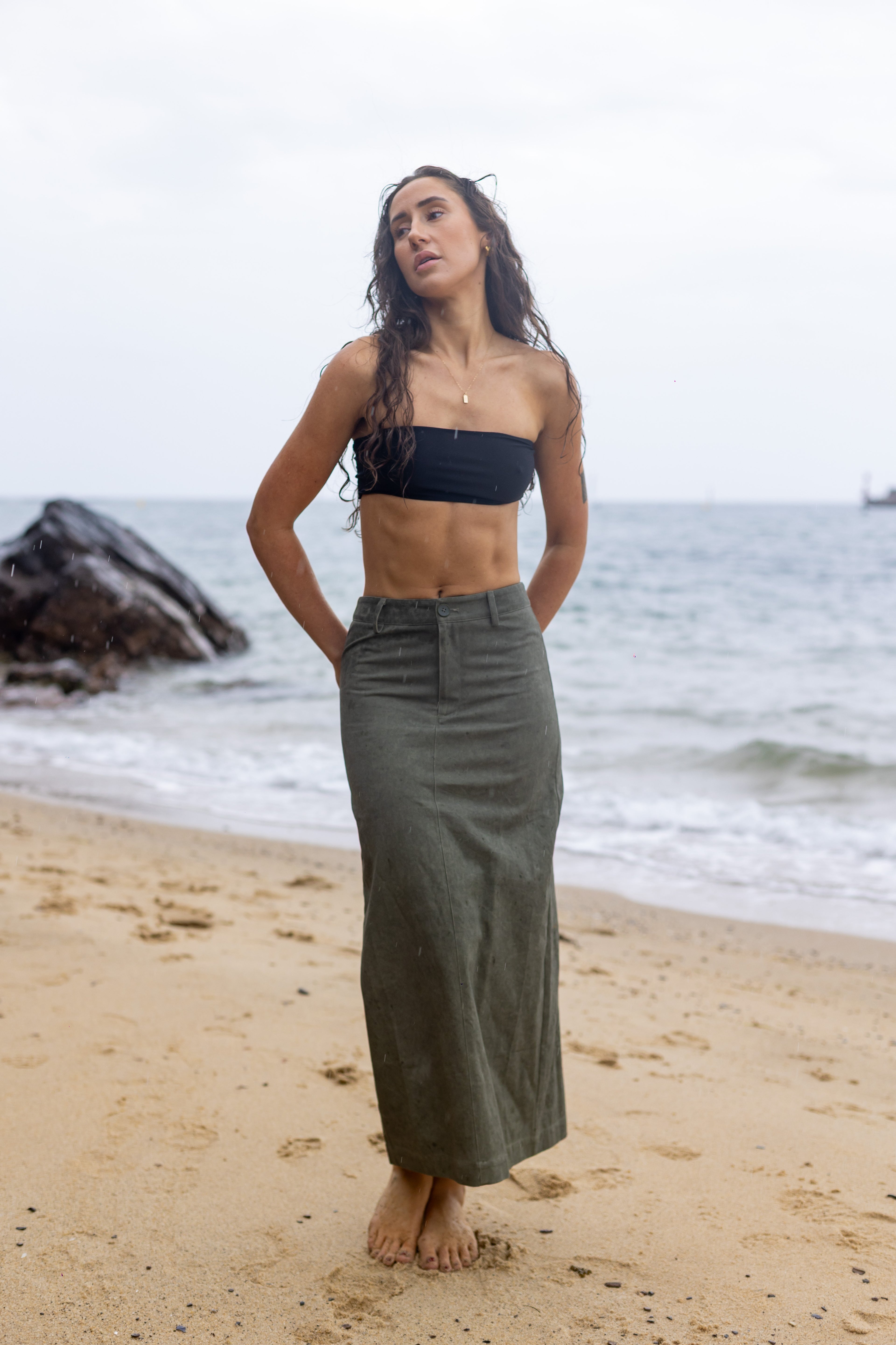 GIA STRUCTURED MAXI SKIRT