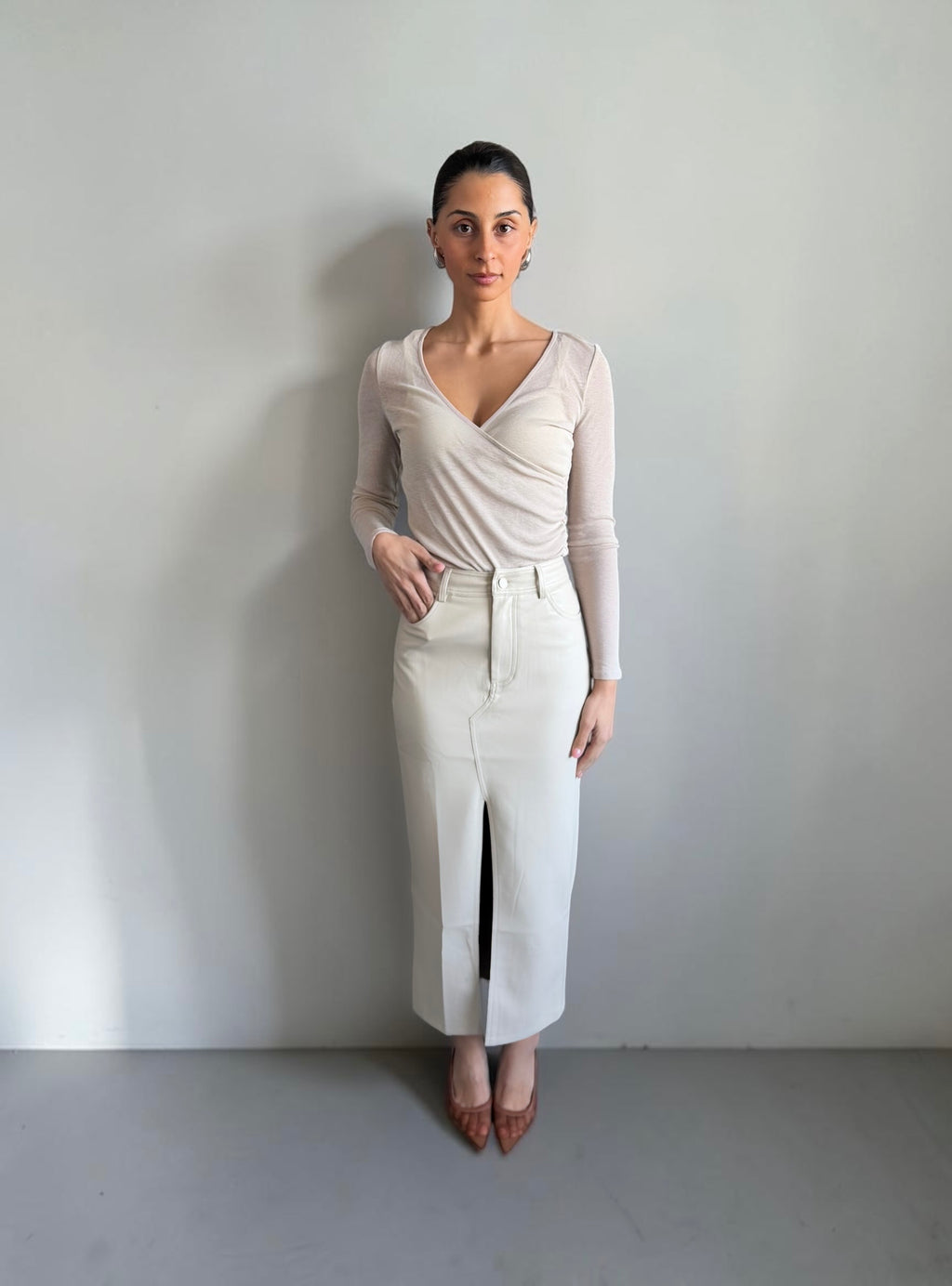 HALY MIDI SKIRT