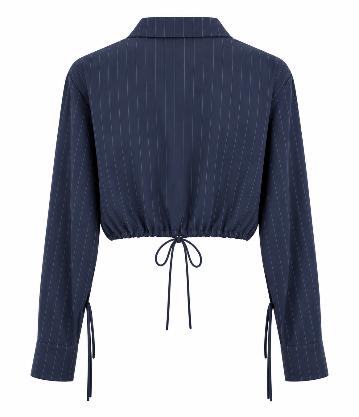 Laylo Pinstripe Tie Shirt