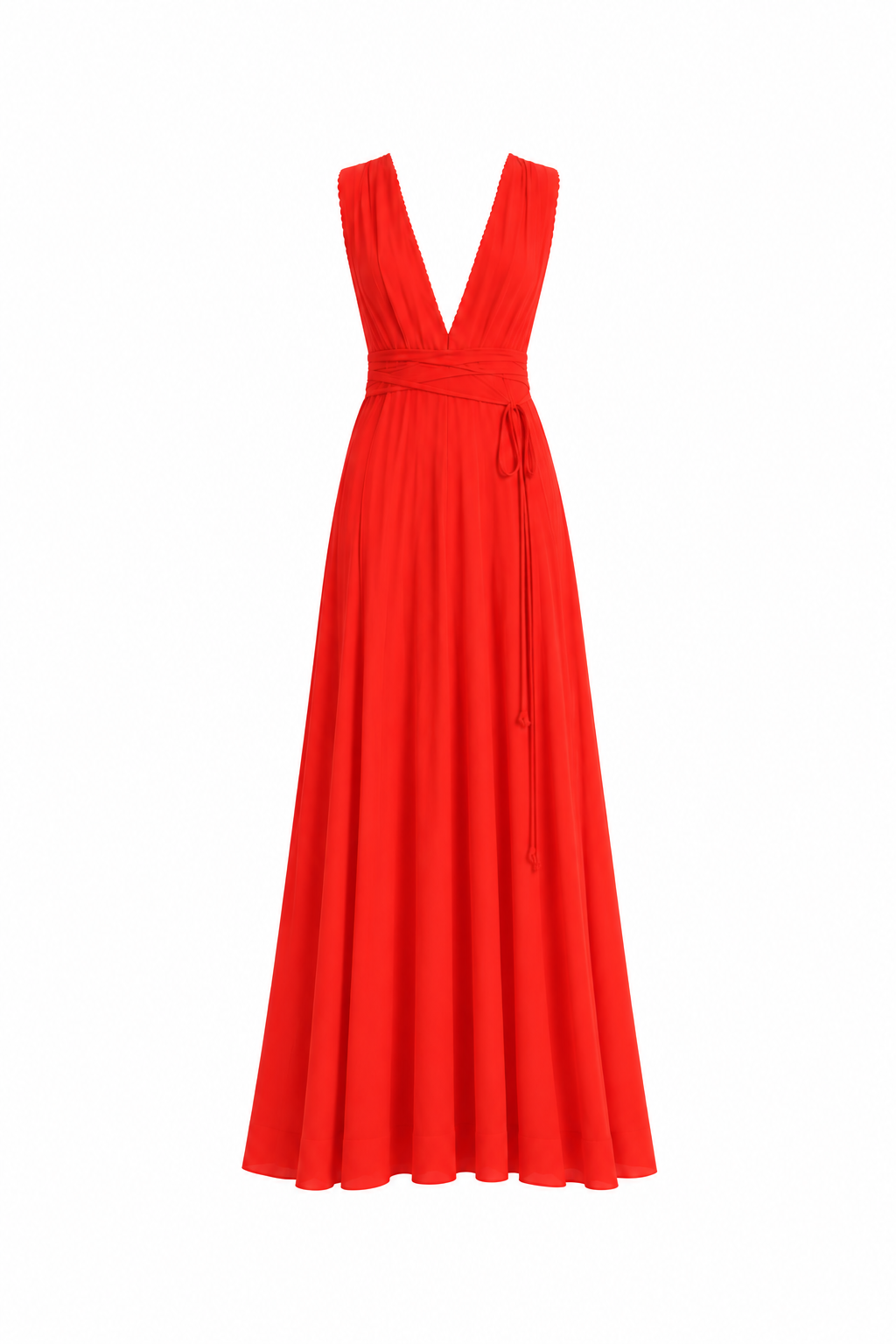 Tie Waist Maxi Dress