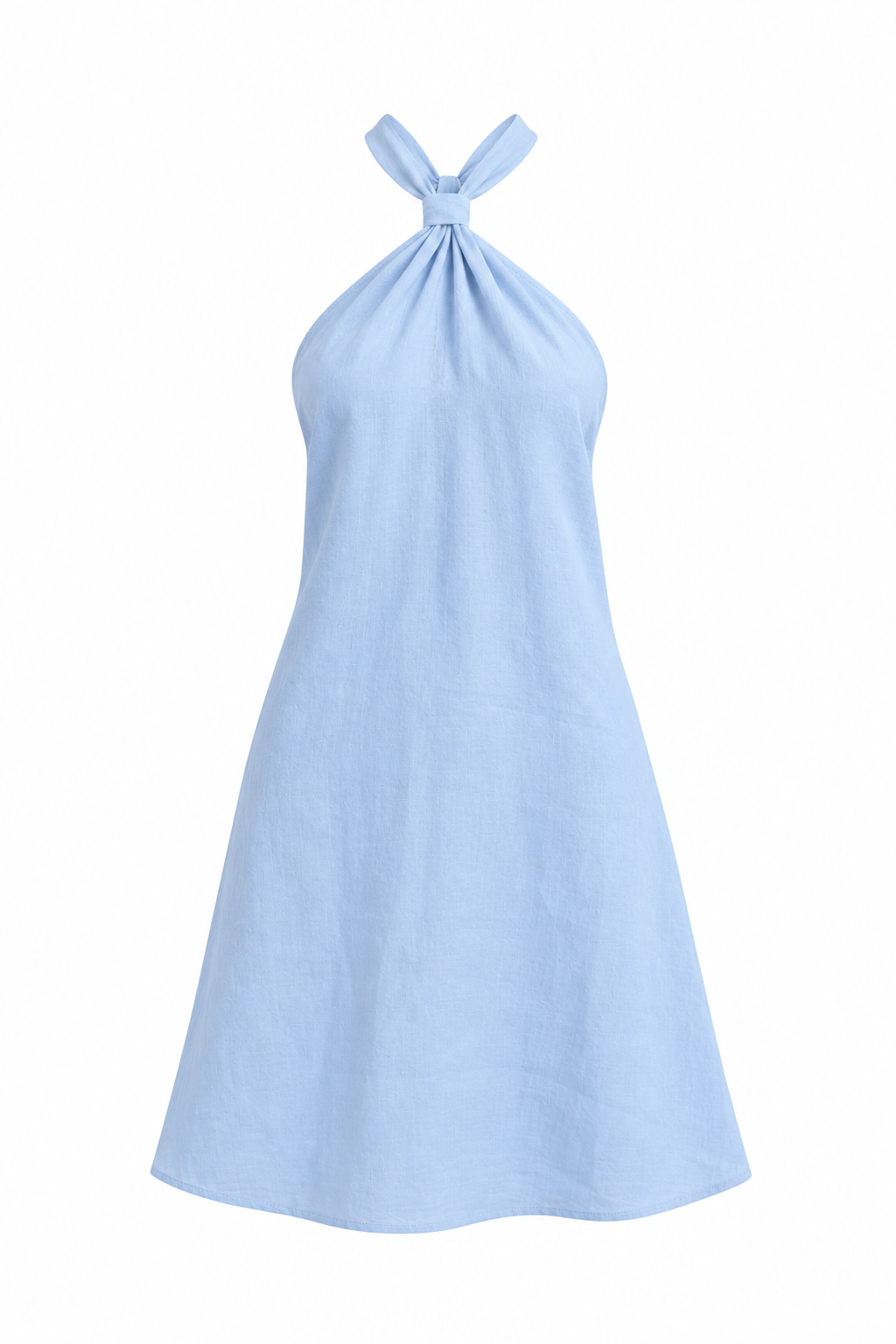 The Sora Halter Mini Dress