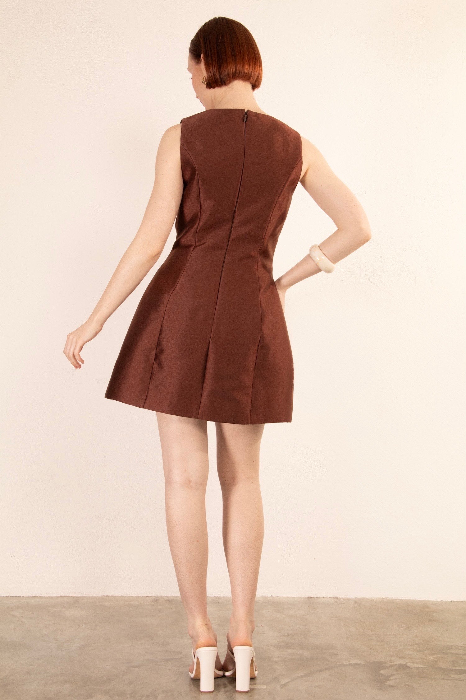 The Cocoa Sculpt Mini Dress